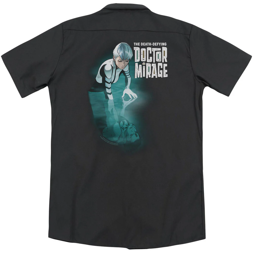 Doctor Mirage Crossing Over(Back Print) Workshirt - Image 2