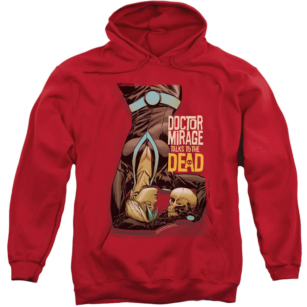 Doctor Mirage Talks To The Dead Adult 25% Poly Hooded Sweatshirt
