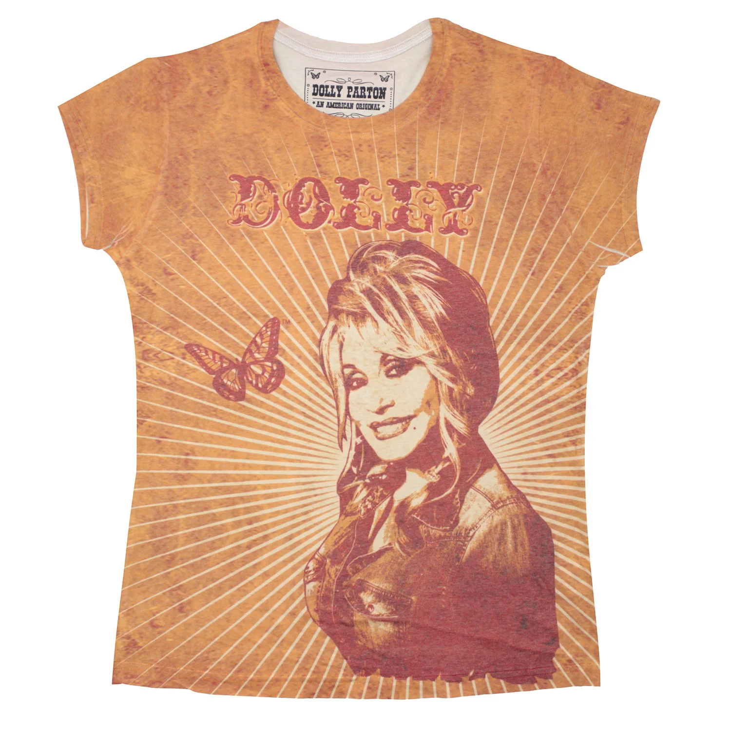 Dolly Parton An American Original One Sided Super Soft Junior Top