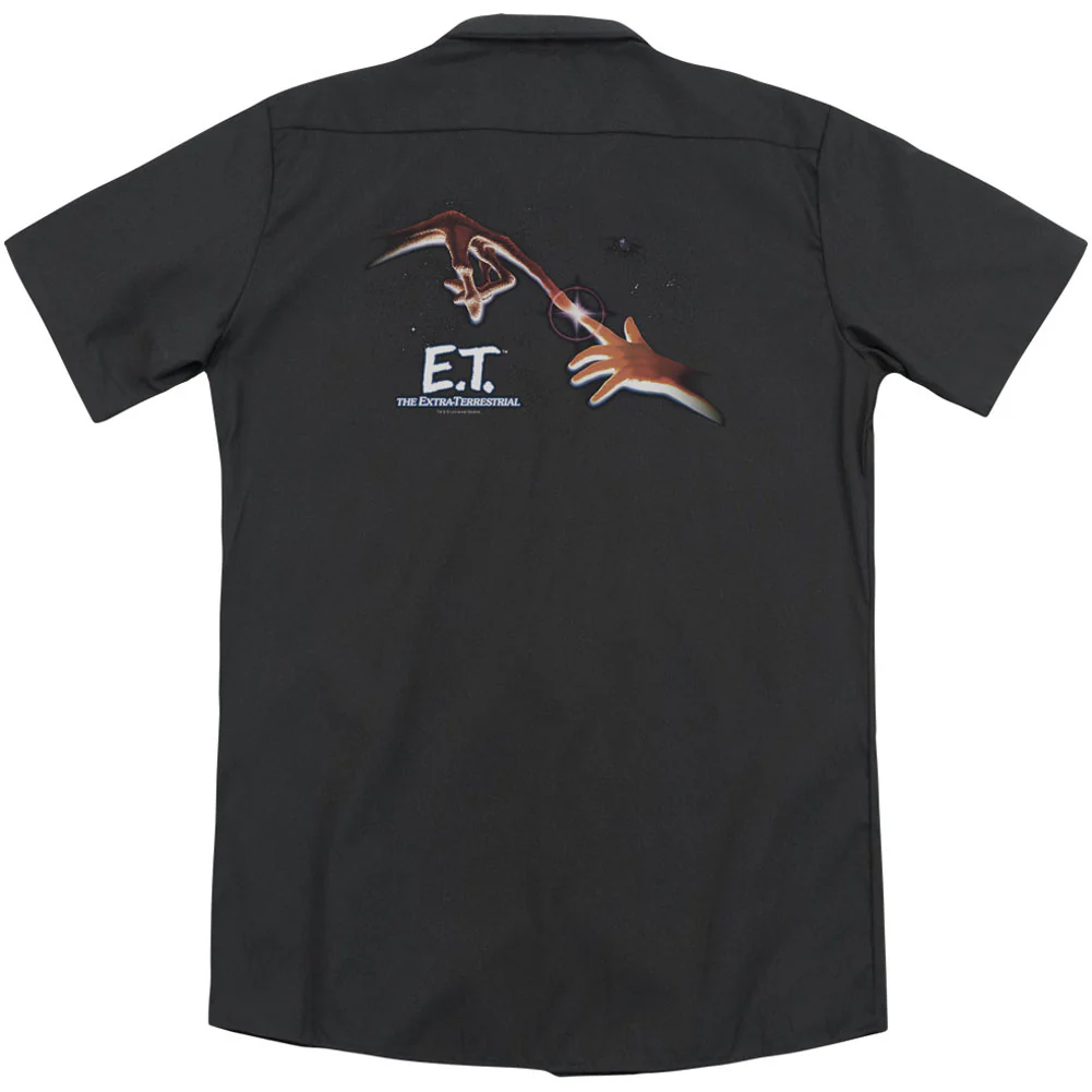 E.T. Poster (Back Print) Workshirt - Image 2