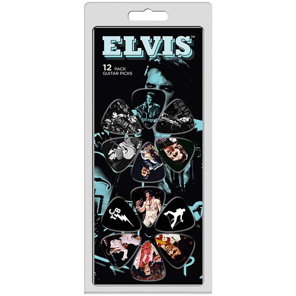 Elvis Presley Faces 12-pack Guitar Pick