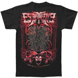 Escape The Fate Heaven's Door 2011 T-shirt - Image 2
