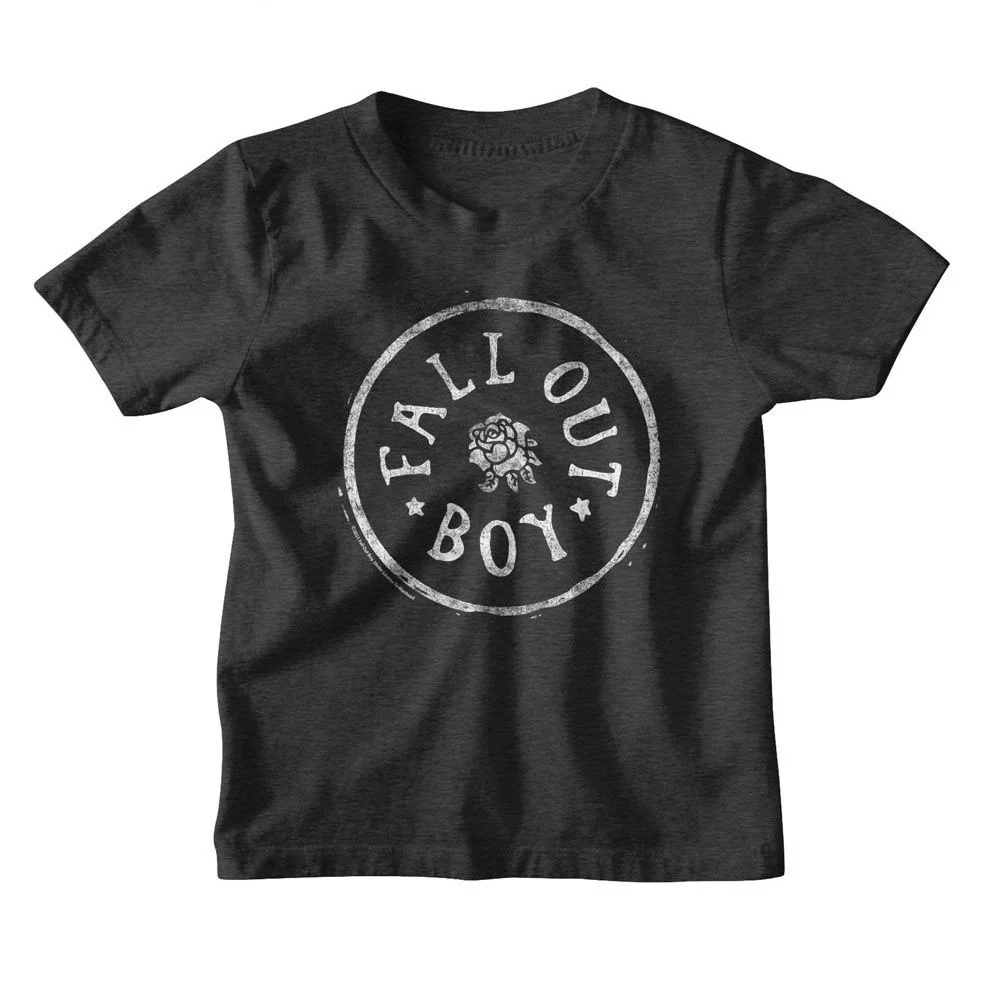 Fall Out Boy Fall Out Boy Circle Rose Youth T-shirt