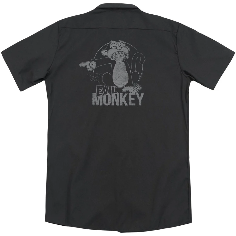 Family Guy Evil Monkey(Back Print) Workshirt - Image 2
