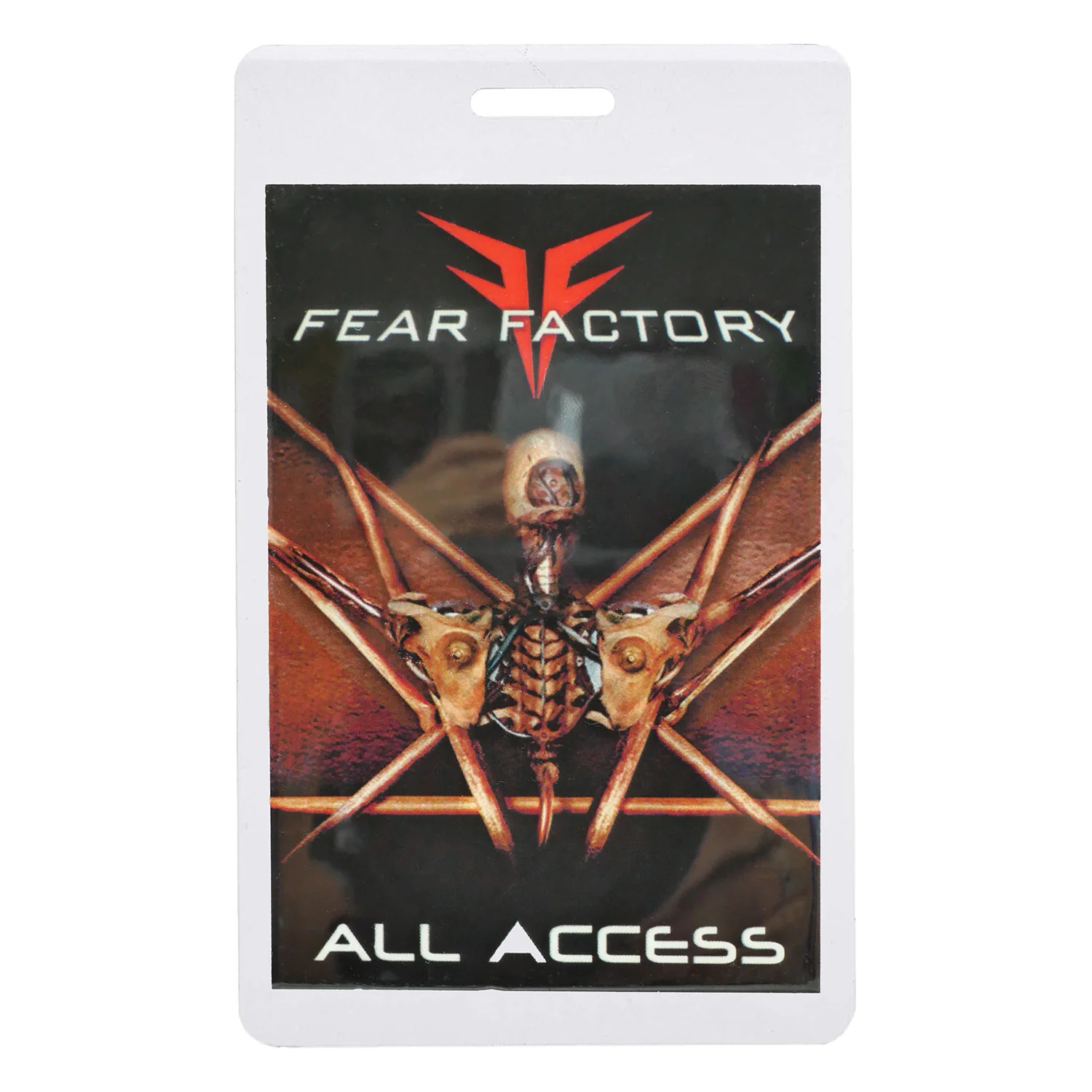 Fear Factory All Access Souvenir Laminated Backstage Pass