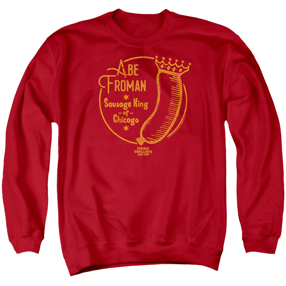 Ferris Bueller's Day Off Abe Froman Adult Sweatshirt