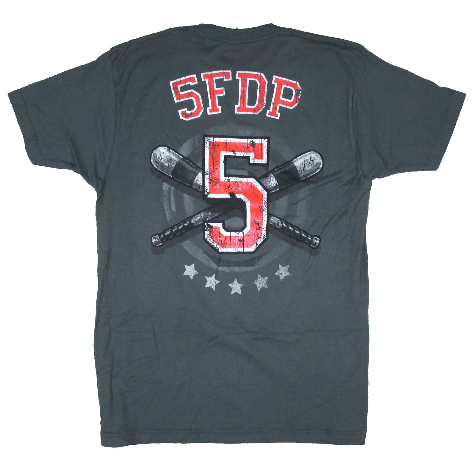 Five Finger Death Punch Baseball Skull Las Vegas T-shirt - Image 2