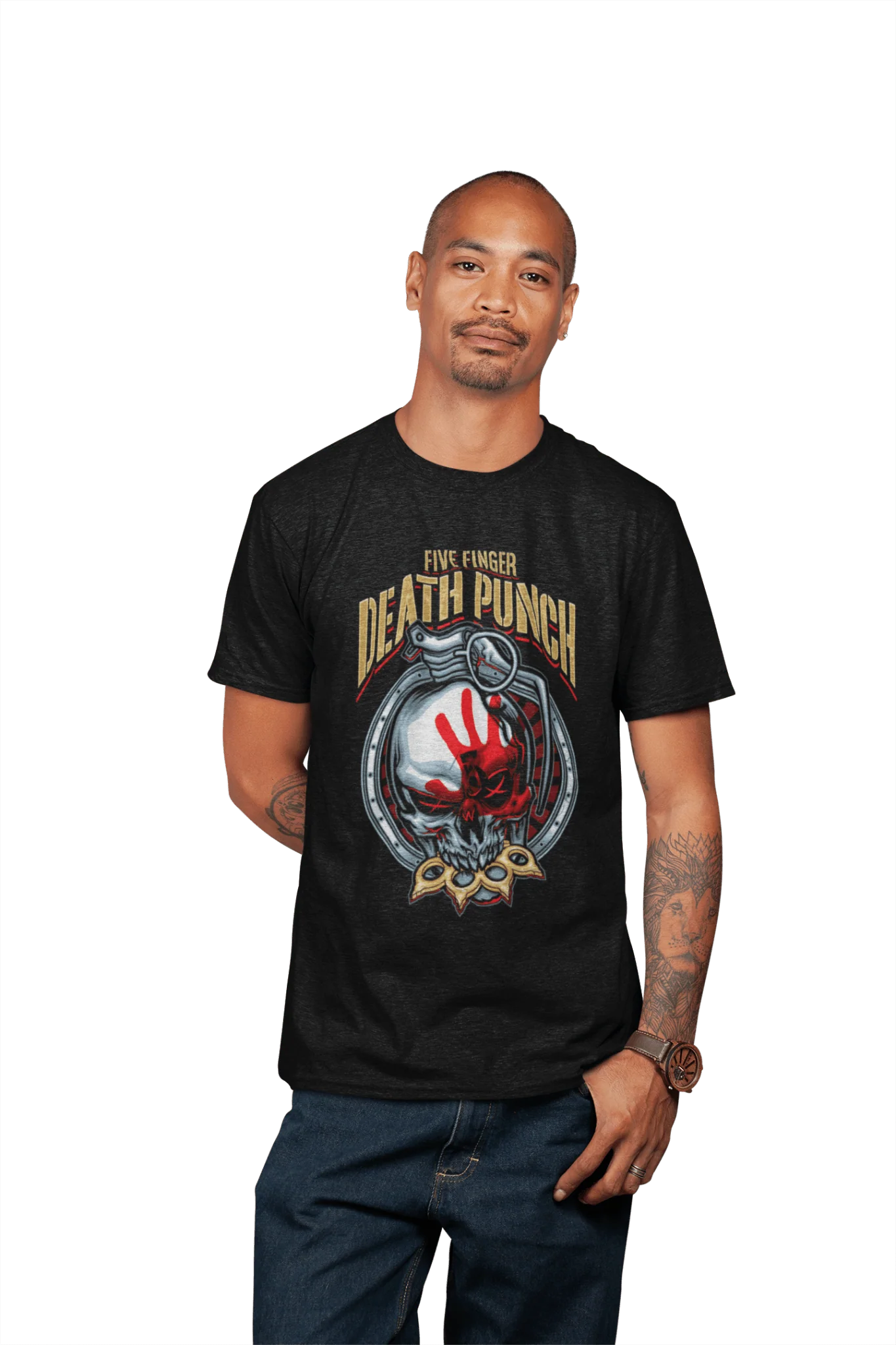 Five Finger Death Punch - Brass Knuckle T-Shirt - Image 2