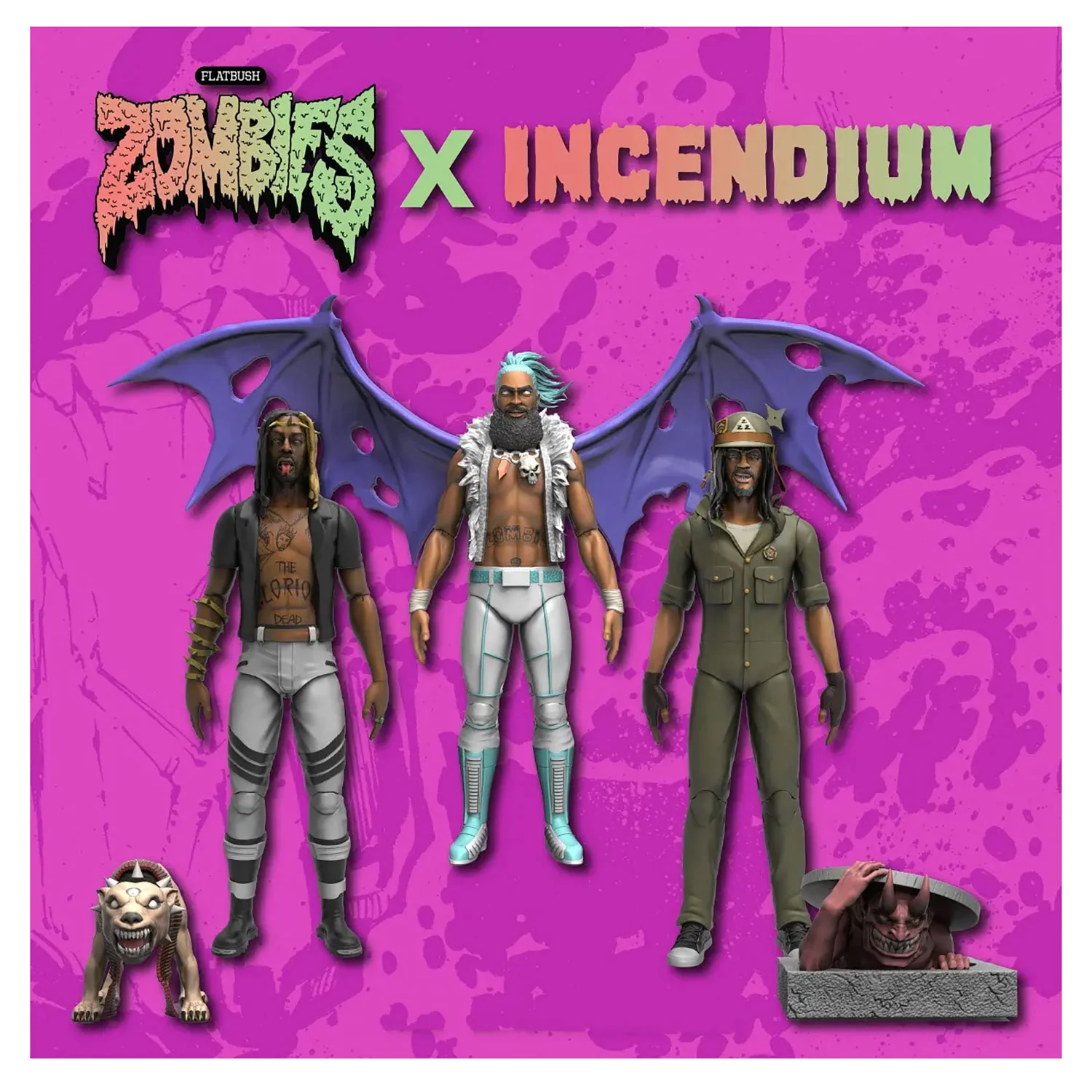 Flatbush Zombies 'Meechy Darko' 5" FigBiz Action Figure Action Figure - Image 3