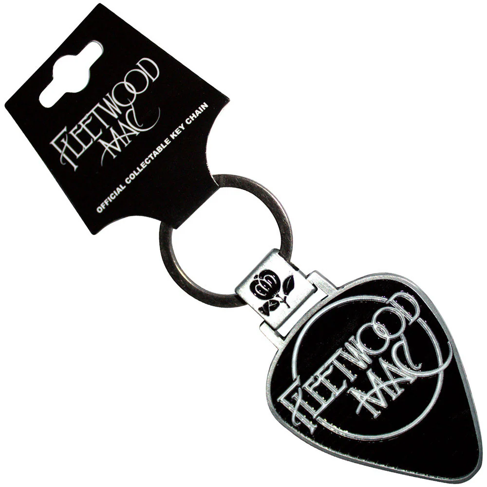 Fleetwood Mac Classic Logo Plectrum Metal Key Chain