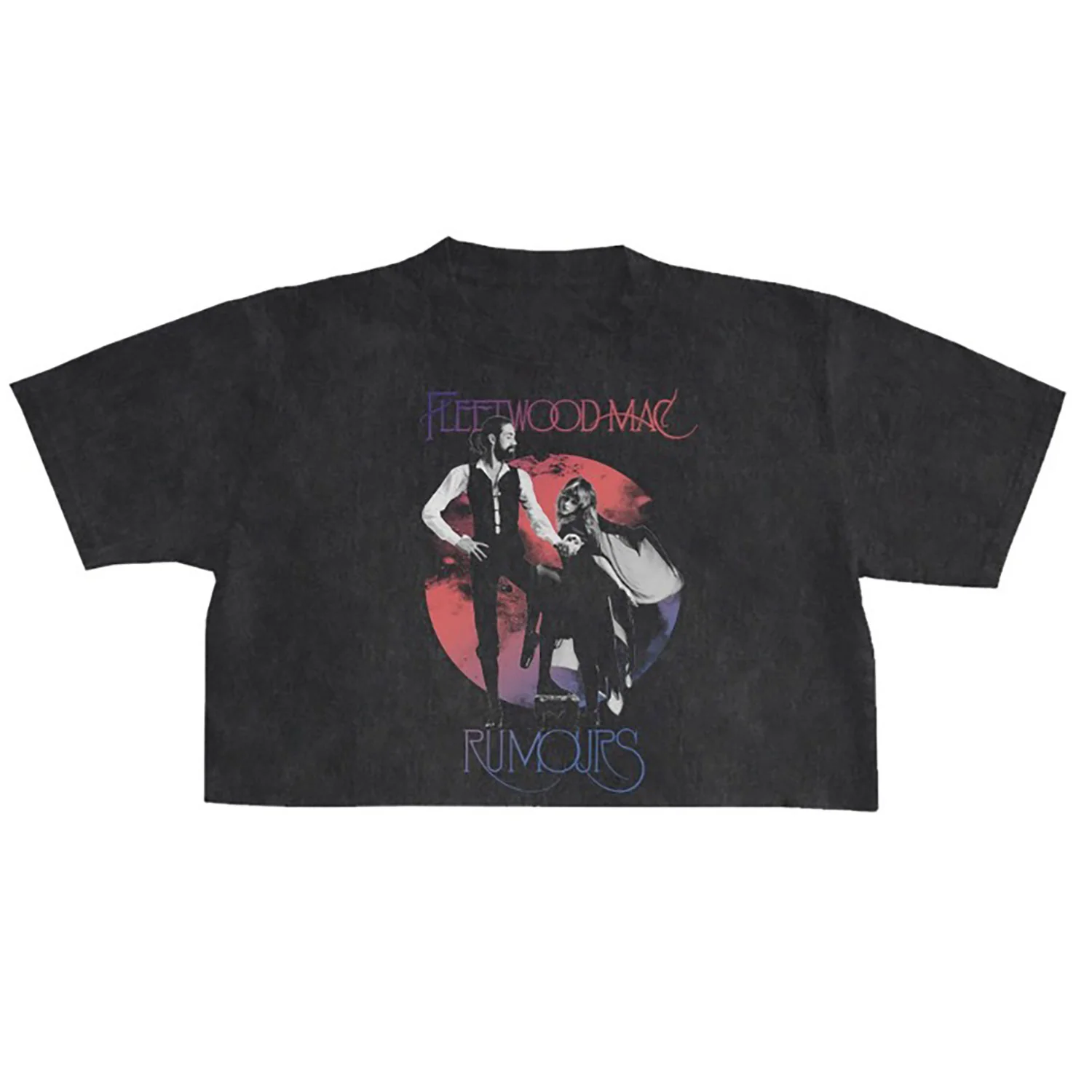 Fleetwood Mac Rumours Mineral Wash Crop Top Junior Top