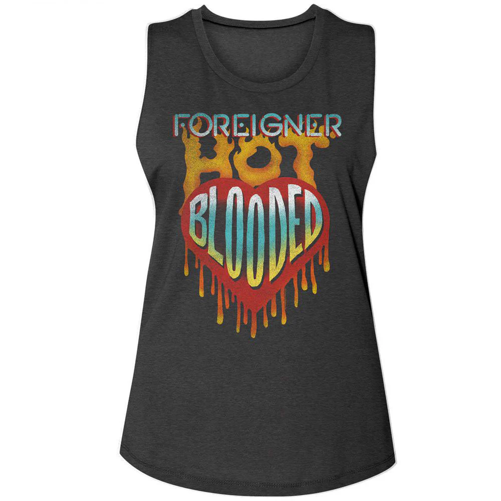 Foreigner Foreigner Hot Blooded Womens Tank