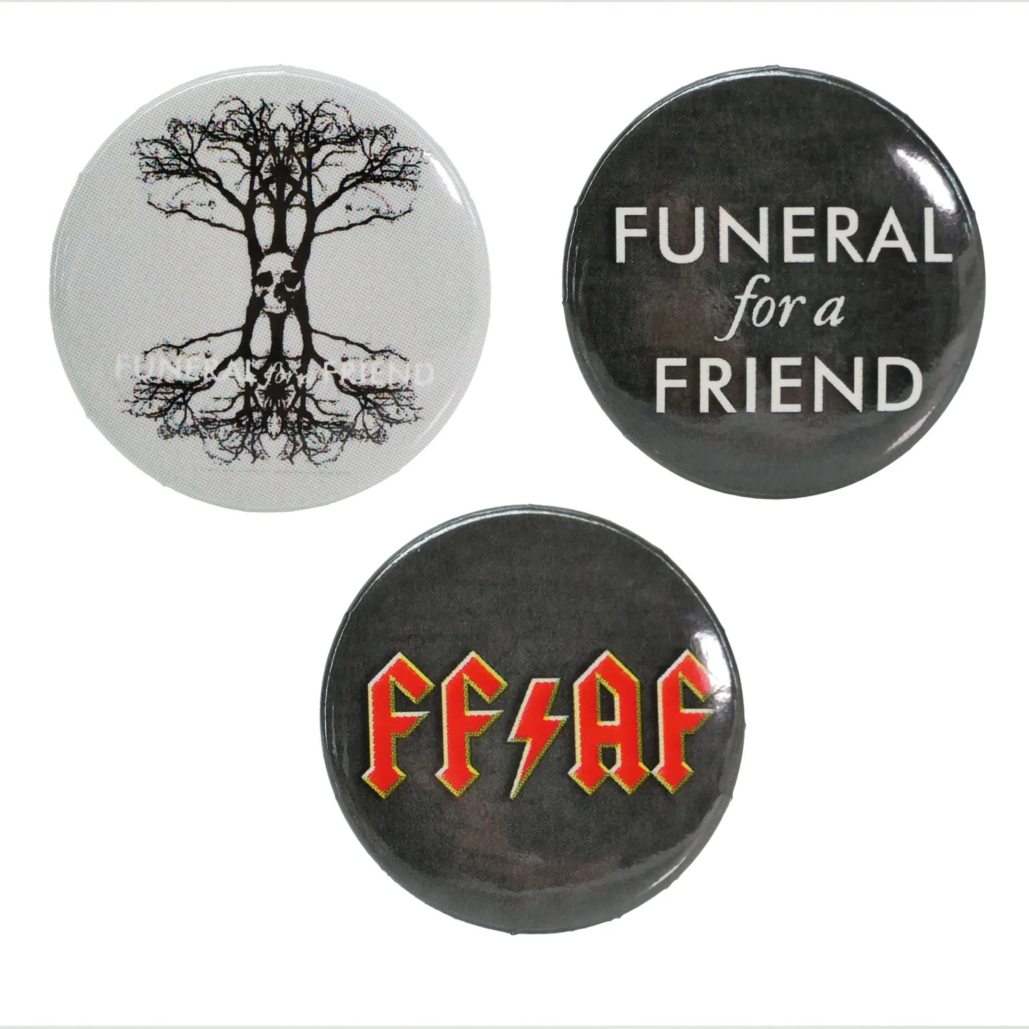 Funeral For A Friend Button Set Pin Pack Collector Items
