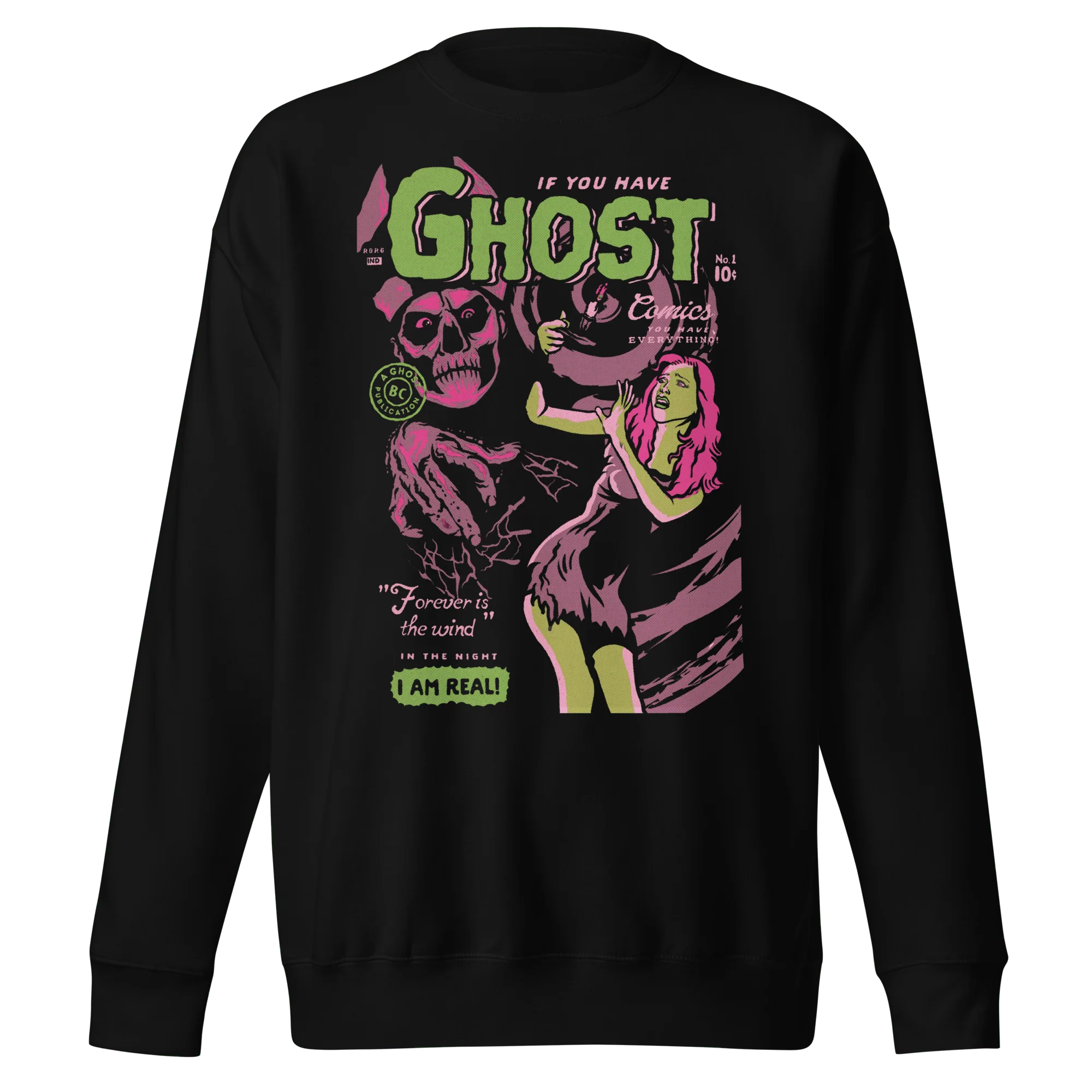 Ghost - Comics Vintage Sweatshirt - Image 2