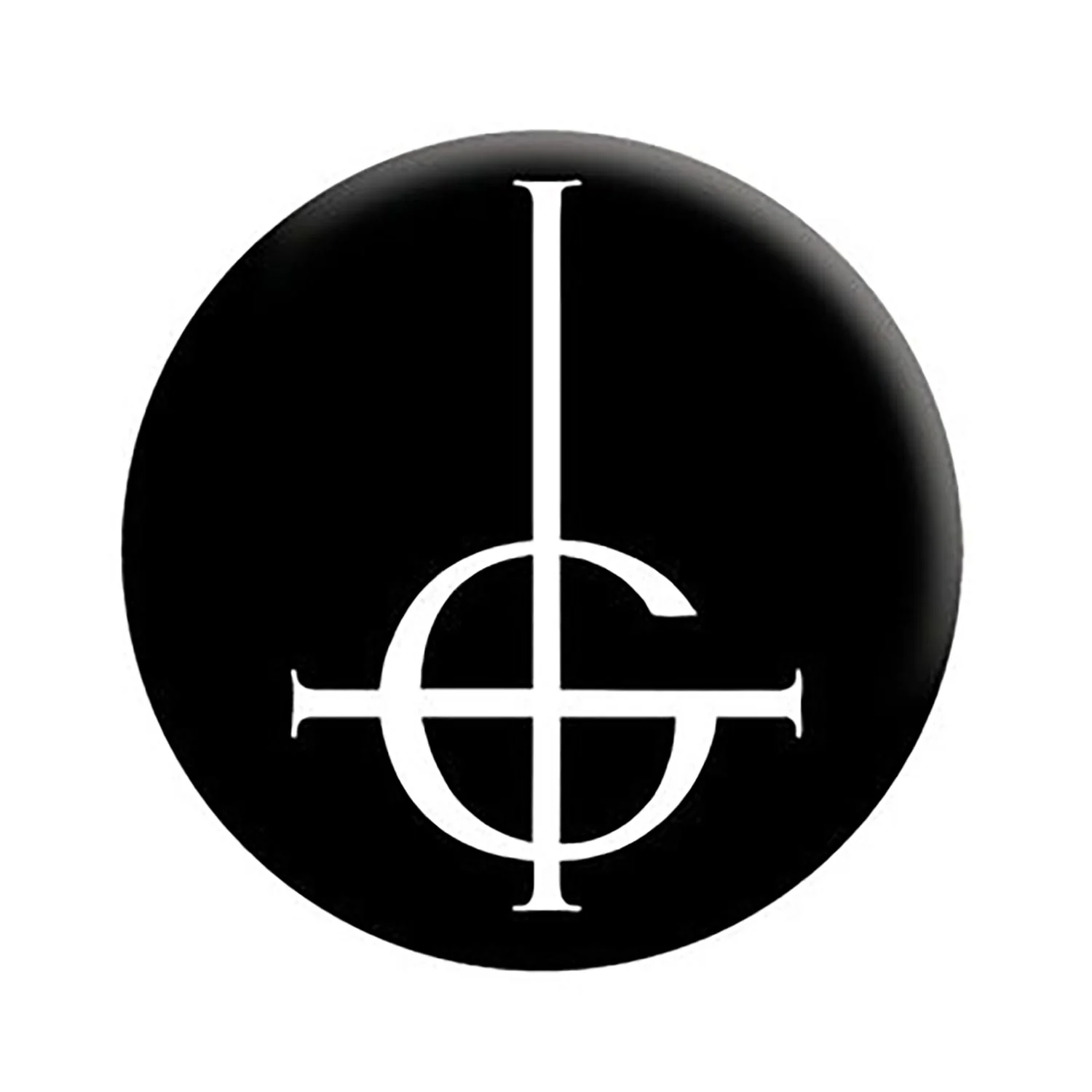 Ghost Grucifix Button