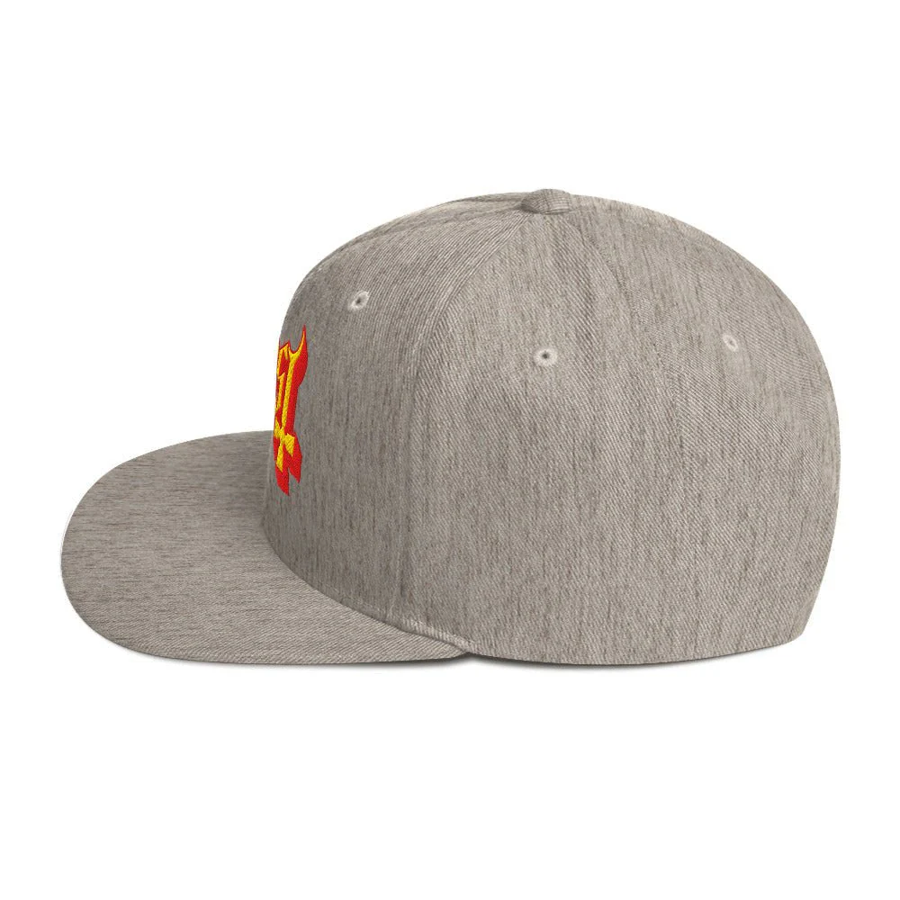 Ghost - Logo Embroidered Snapback Hat - Image 3