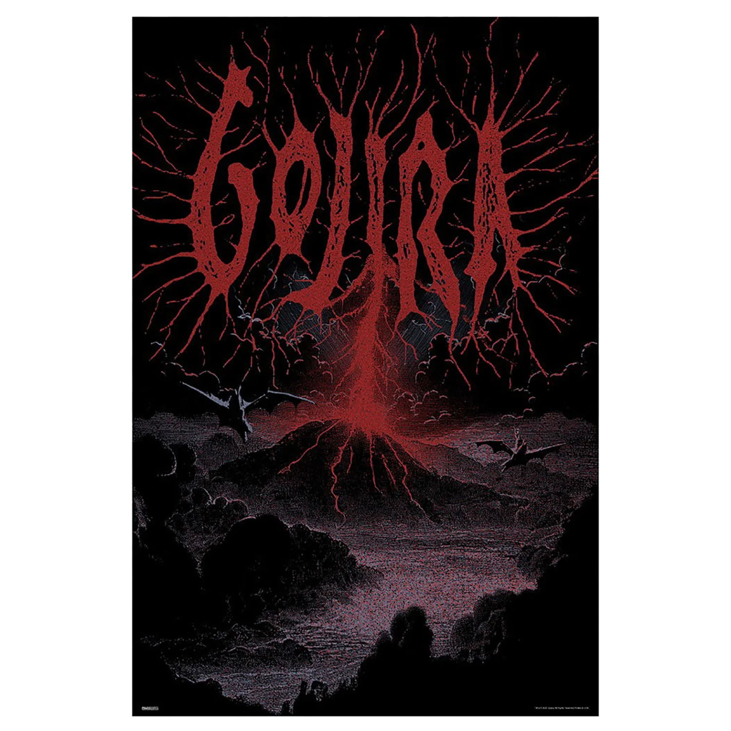 Gojira Volcano Domestic Poster