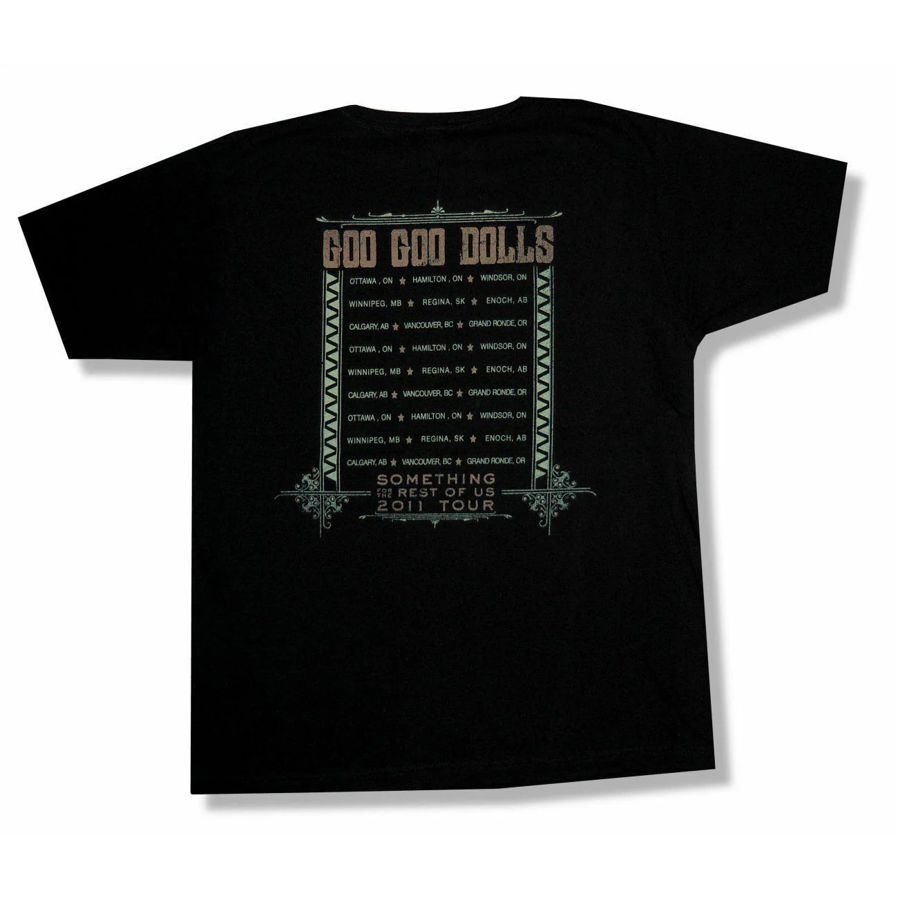 Goo Goo Dolls Something For The Rest Of Us 2011 Canada Tour T-shirt - Image 2