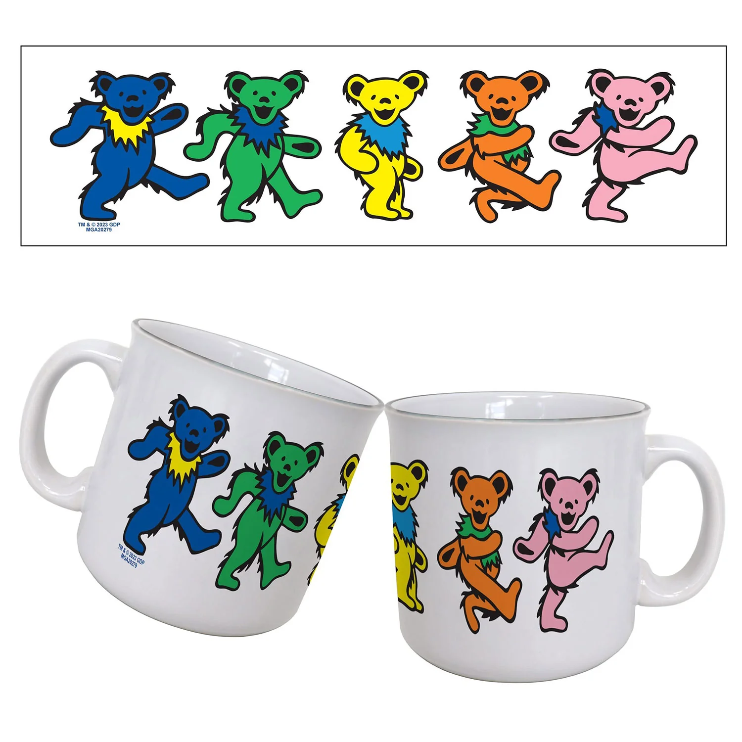 Grateful Dead Bears Coffee Mug