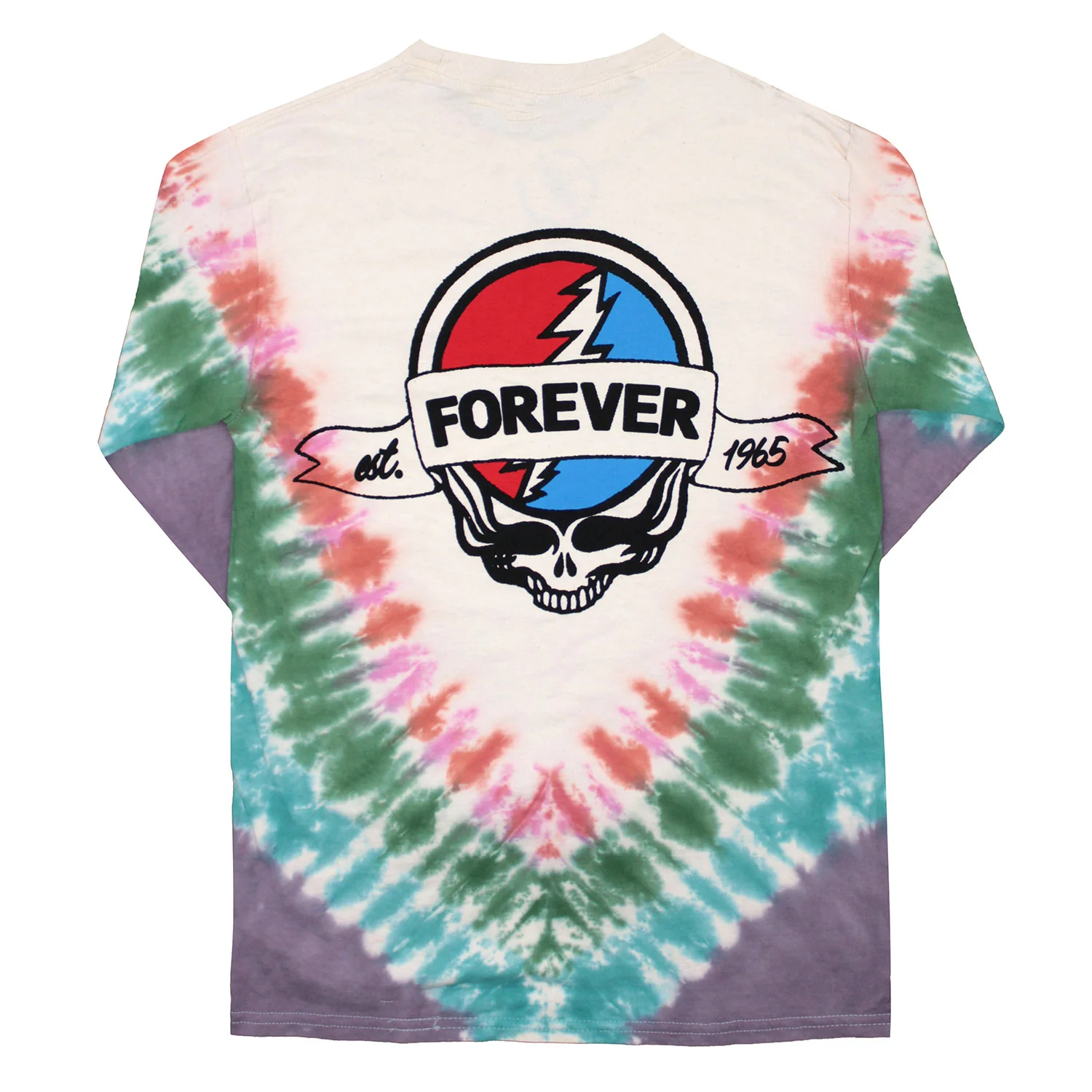 Grateful Dead FOREVER est. 1965 Tie Dye  Long Sleeve - Image 2