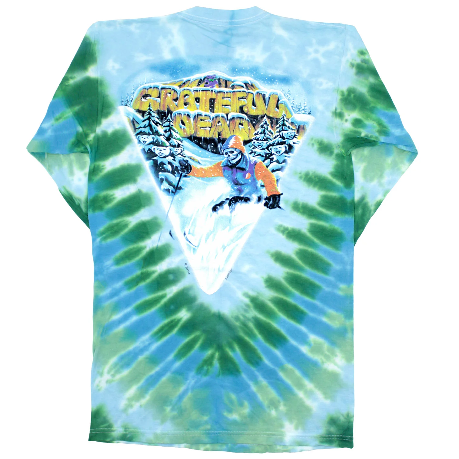 Grateful Dead Heliskier Tie Dye  Long Sleeve - Image 2