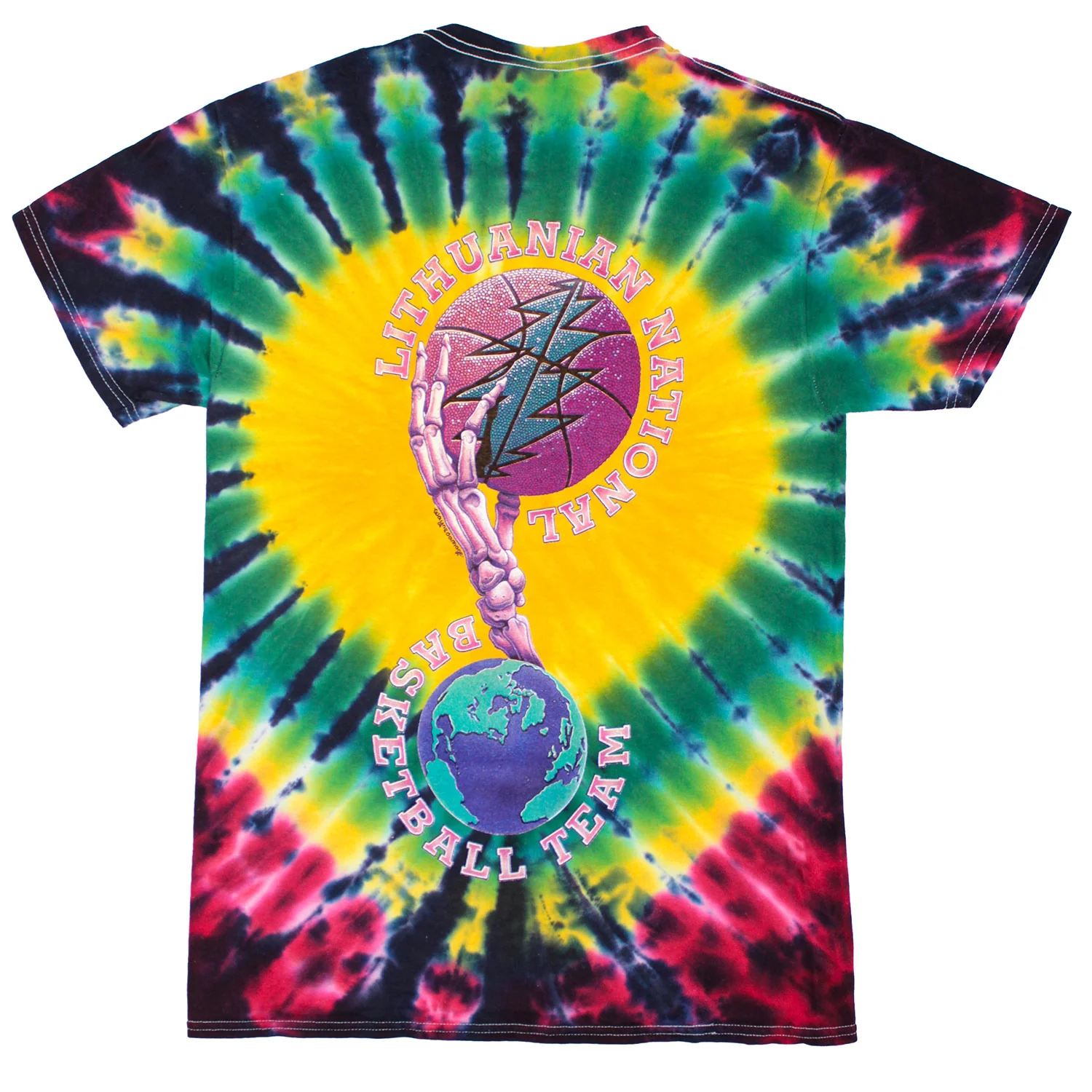 Grateful Dead Lithuania Tie Dye T-shirt - Image 2