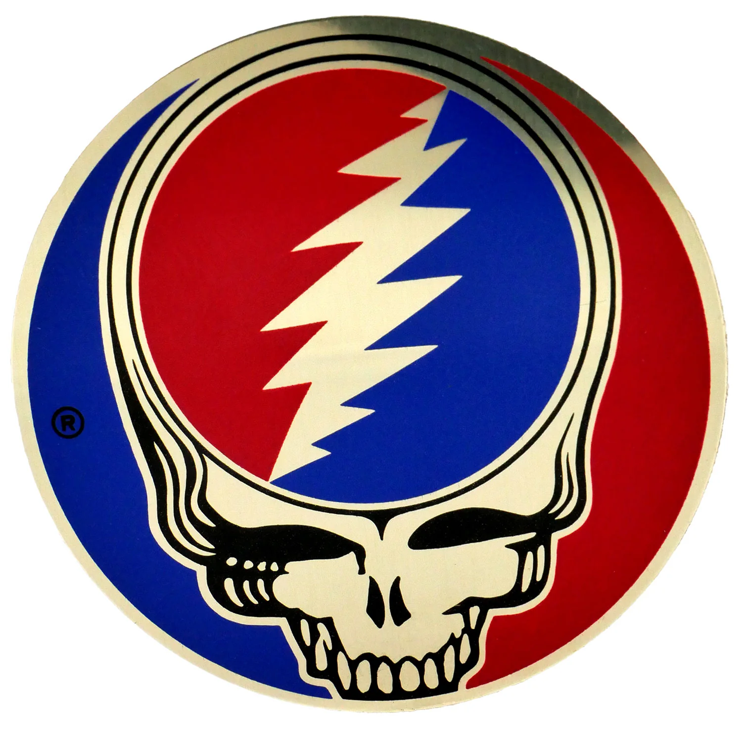 Grateful Dead Metal SYF Sticker 1" Sticker
