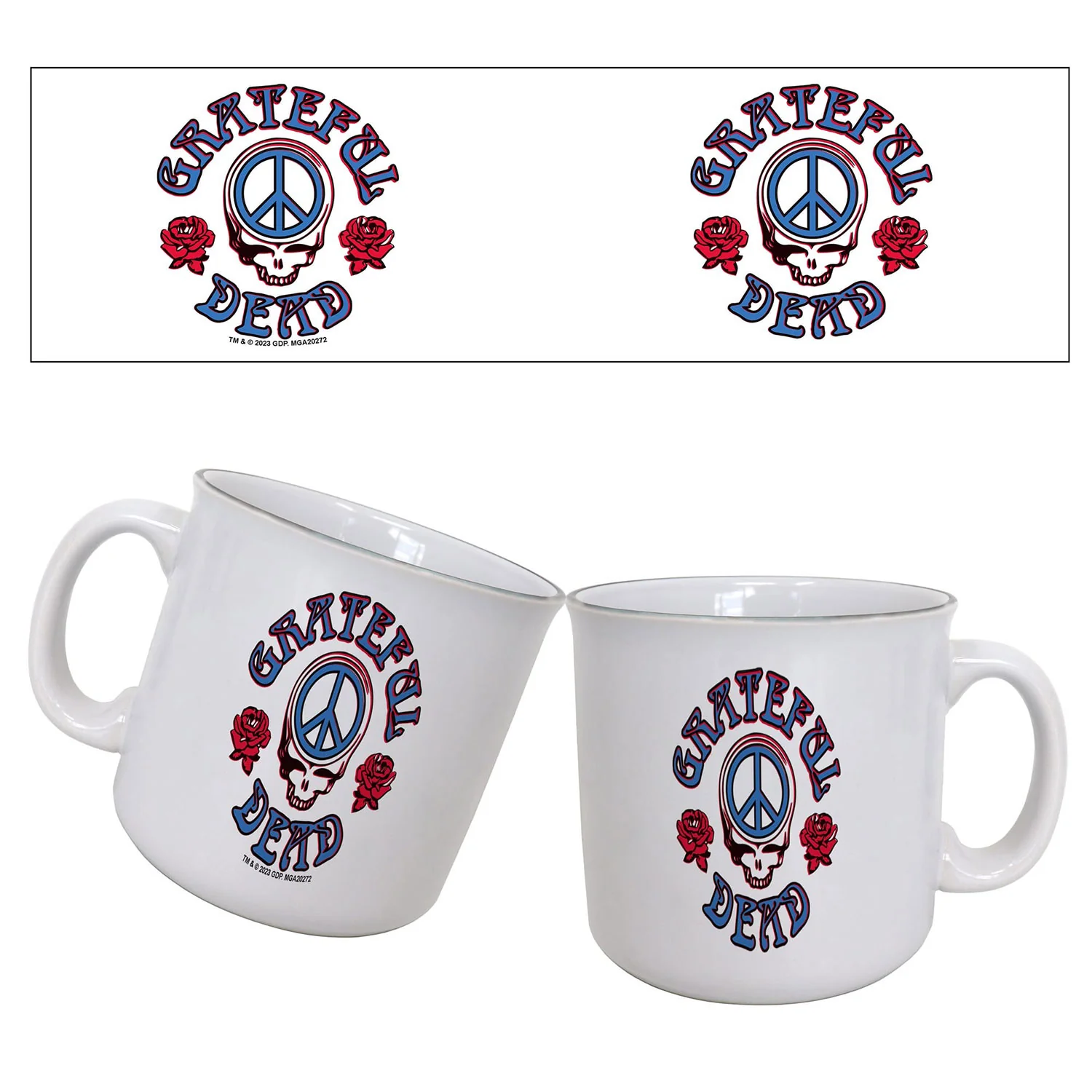 Grateful Dead Peace Coffee Mug