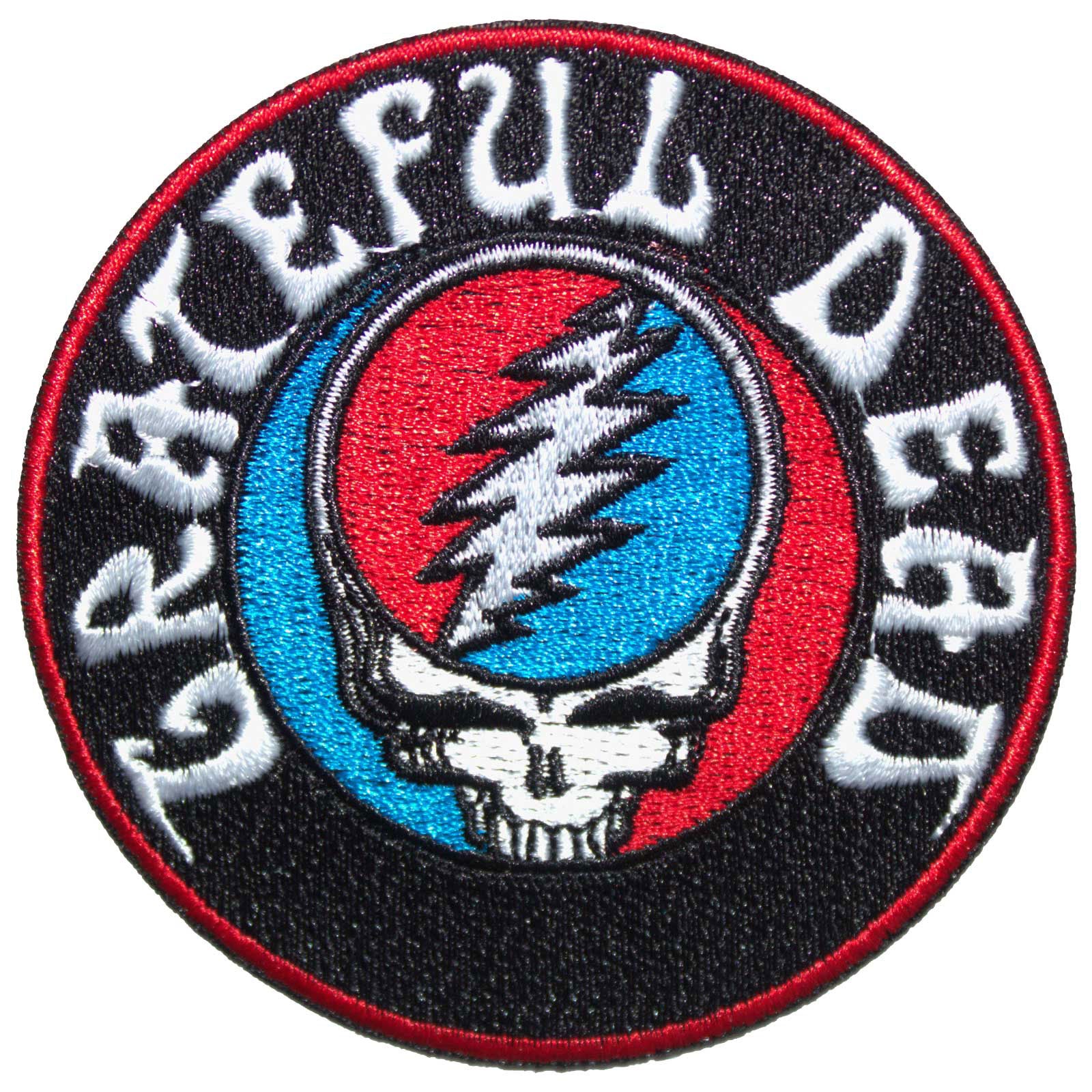 Grateful Dead Steal Your Face Logo V2 Woven Patch
