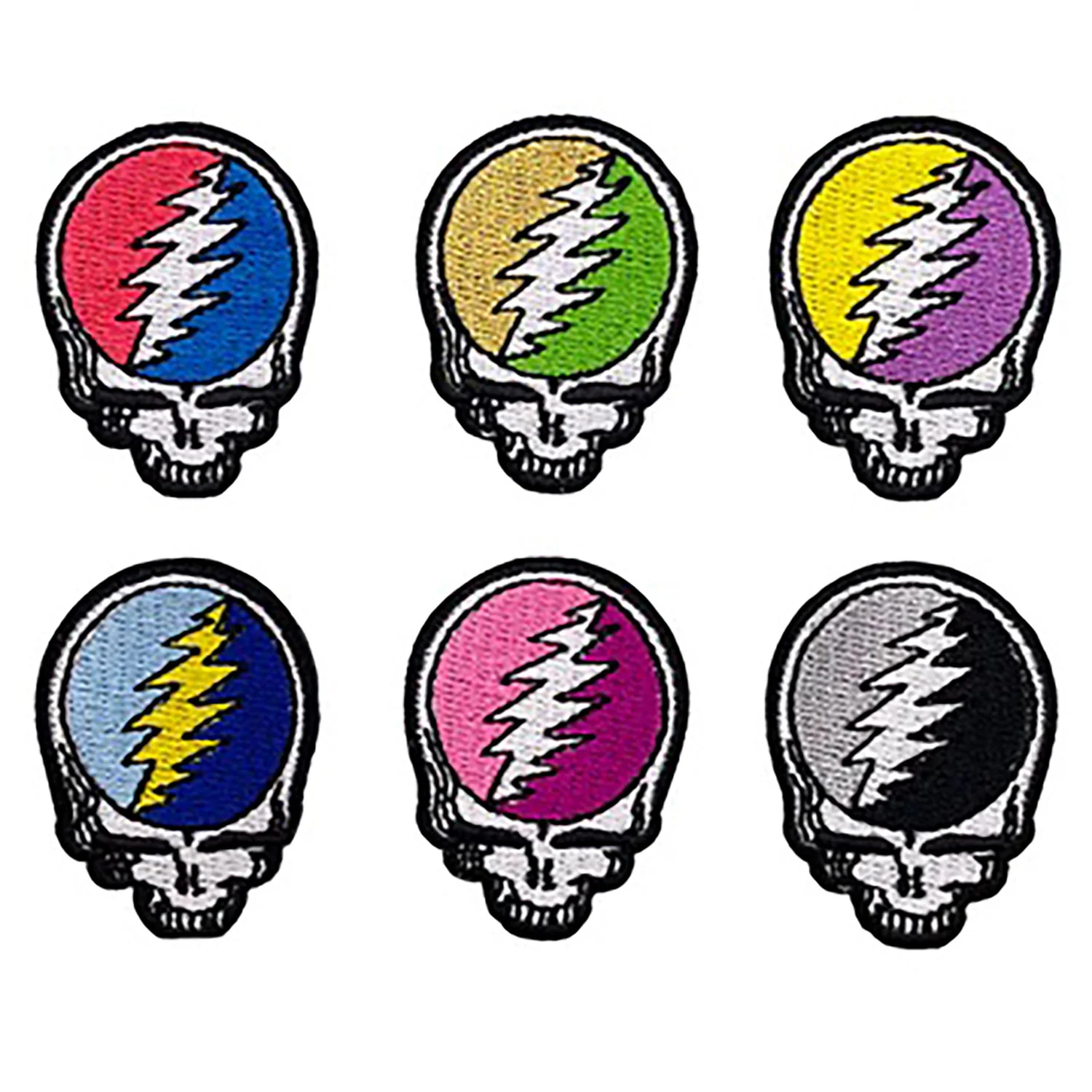 Grateful Dead SYF Variety Pack Patch Set Embroidered Patch