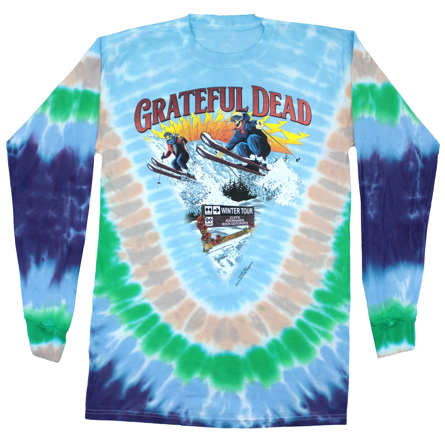 Grateful Dead Wingman Tie Dye  Long Sleeve