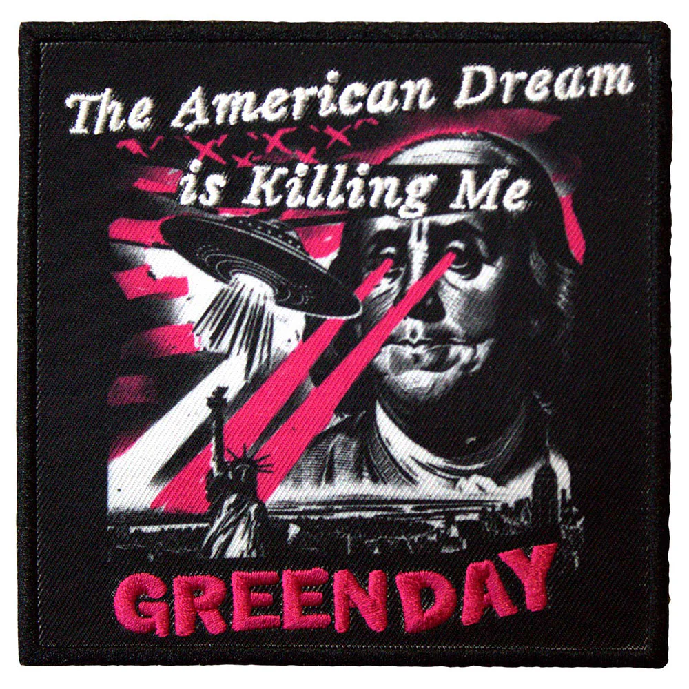 Green Day American Dream Woven Patch