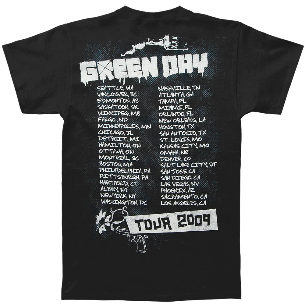 Green Day Collage 09 Tour T-shirt - Image 2
