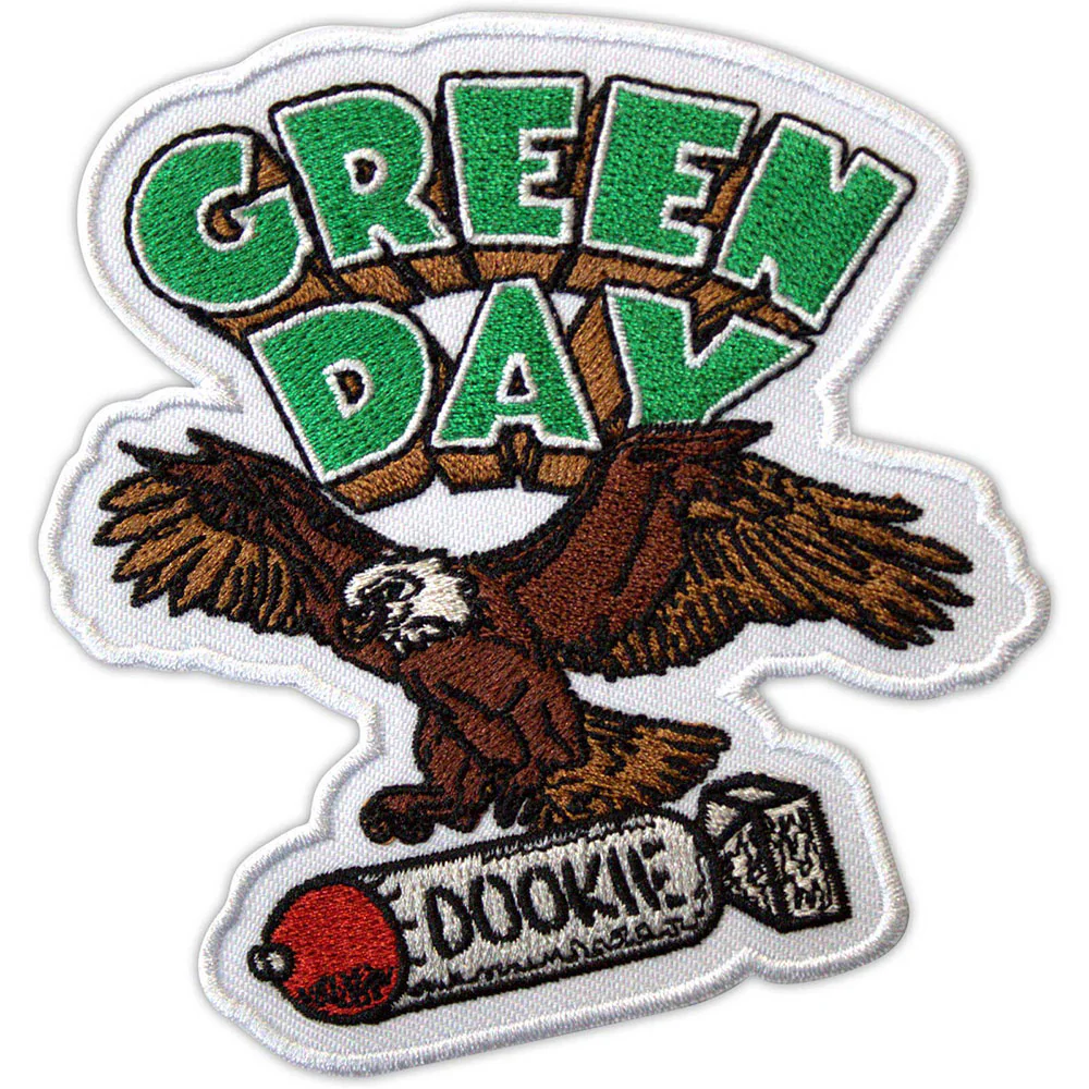 Green Day Dookie Eagle Woven Patch