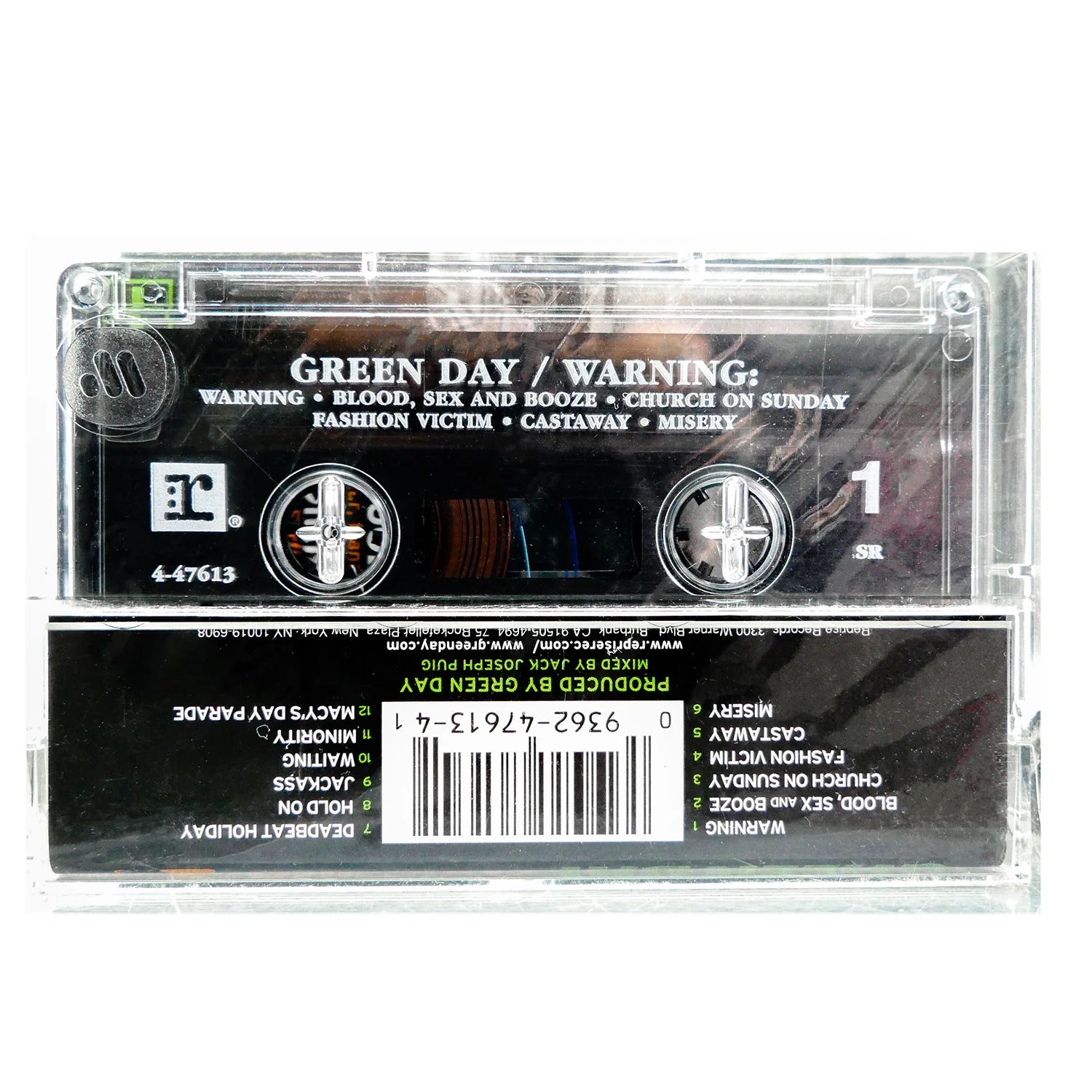 Green Day Warning: Cassette Tape - Image 2
