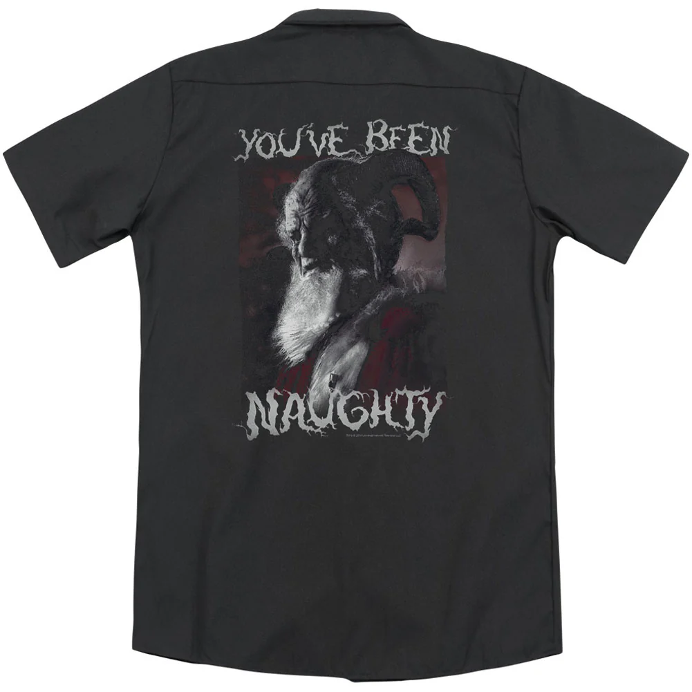 Grimm Merry Krampus (Back Print) Workshirt - Image 2
