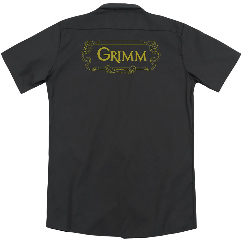 Grimm Plaque Logo (Back Print) Workshirt - Image 2