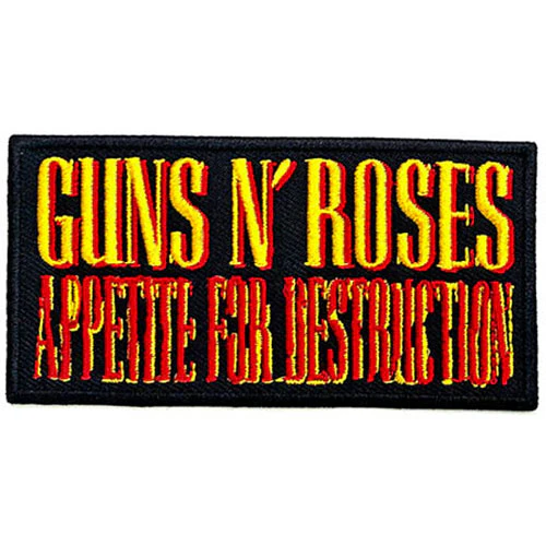 Guns N Roses Appetite For Destruction Woven Patch