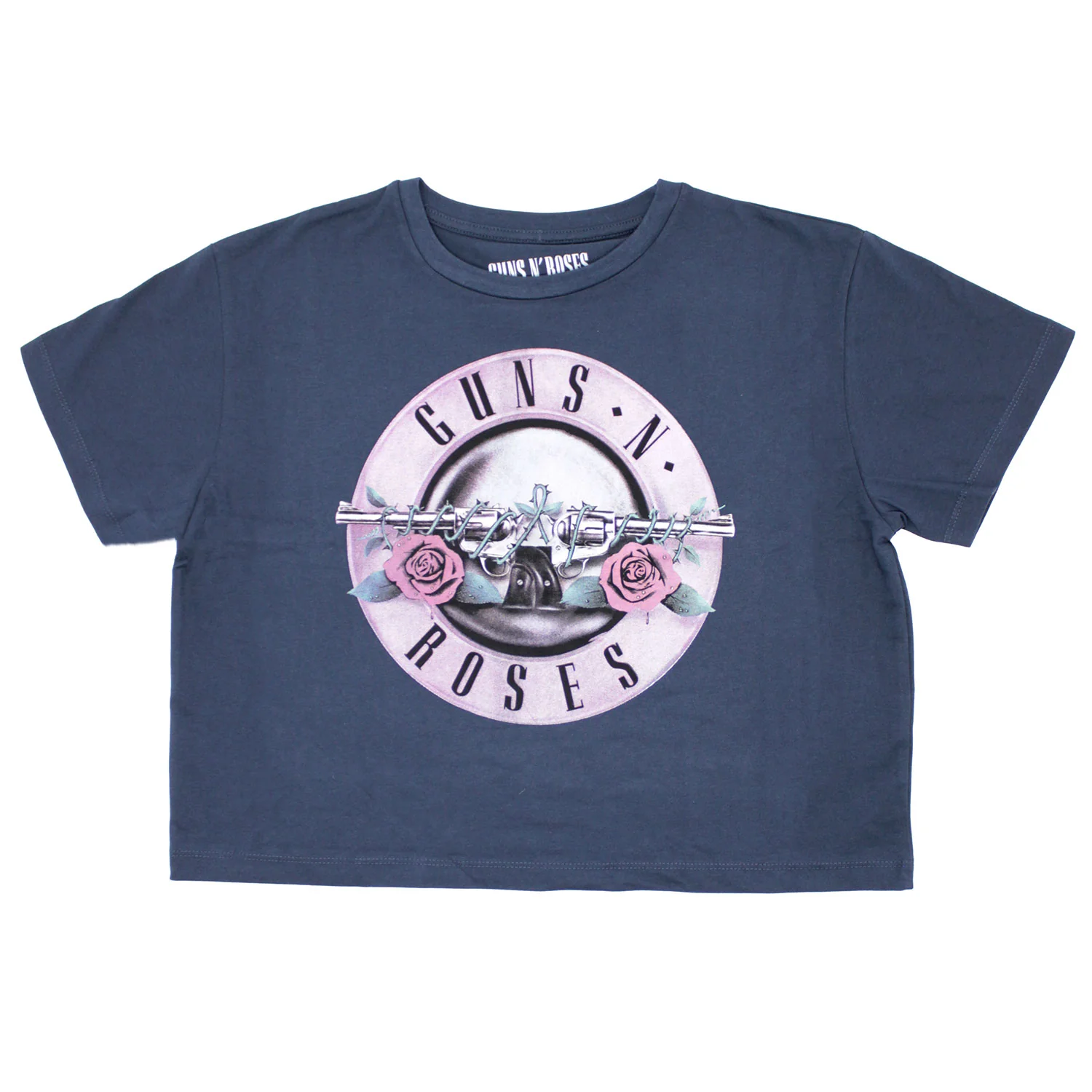 Guns N Roses Classic Logo Ladies Crop Top Junior Top