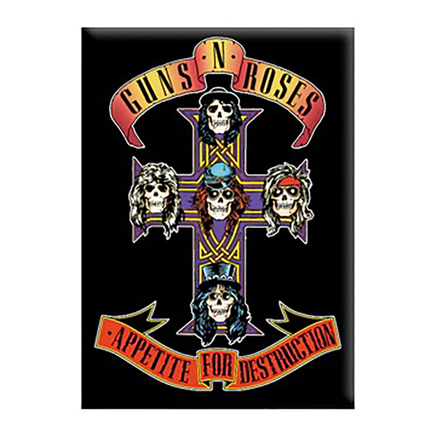 Guns N Roses Cross Magnet