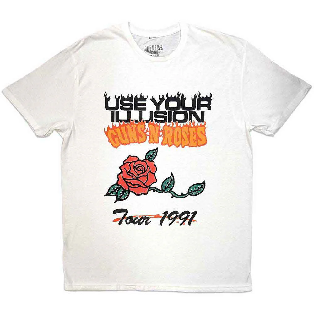 Guns N Roses Use Your Illusion Tour 1991 T-shirt
