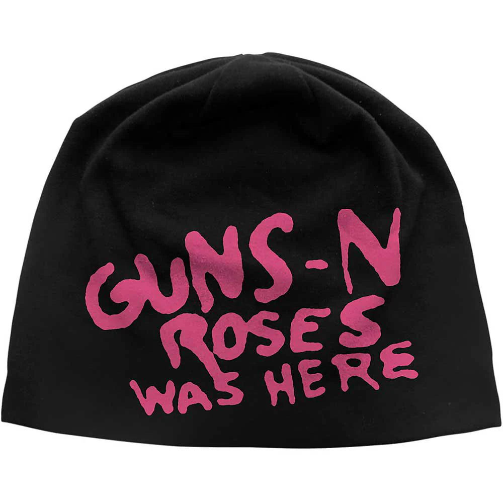 Guns N Roses Was Here Jd Print Beanie