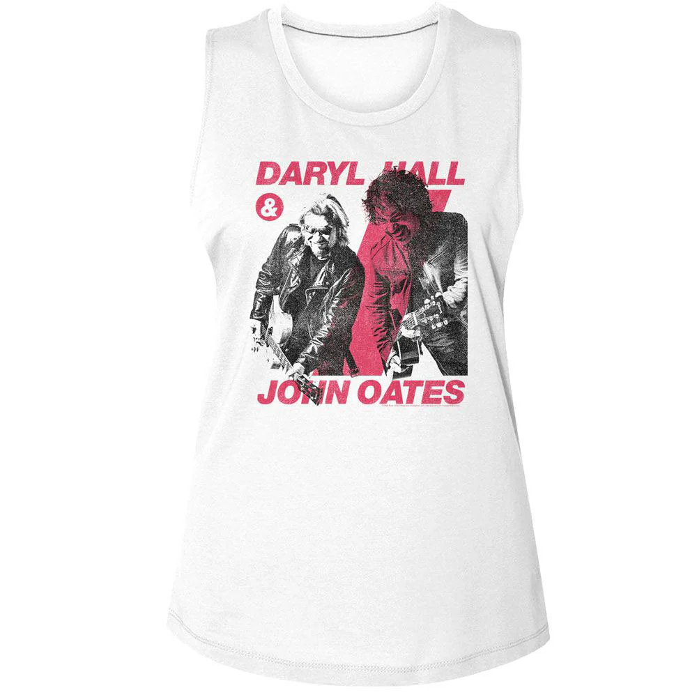 Hall And Oates Hall And Oates Rockin Out Womens Tank