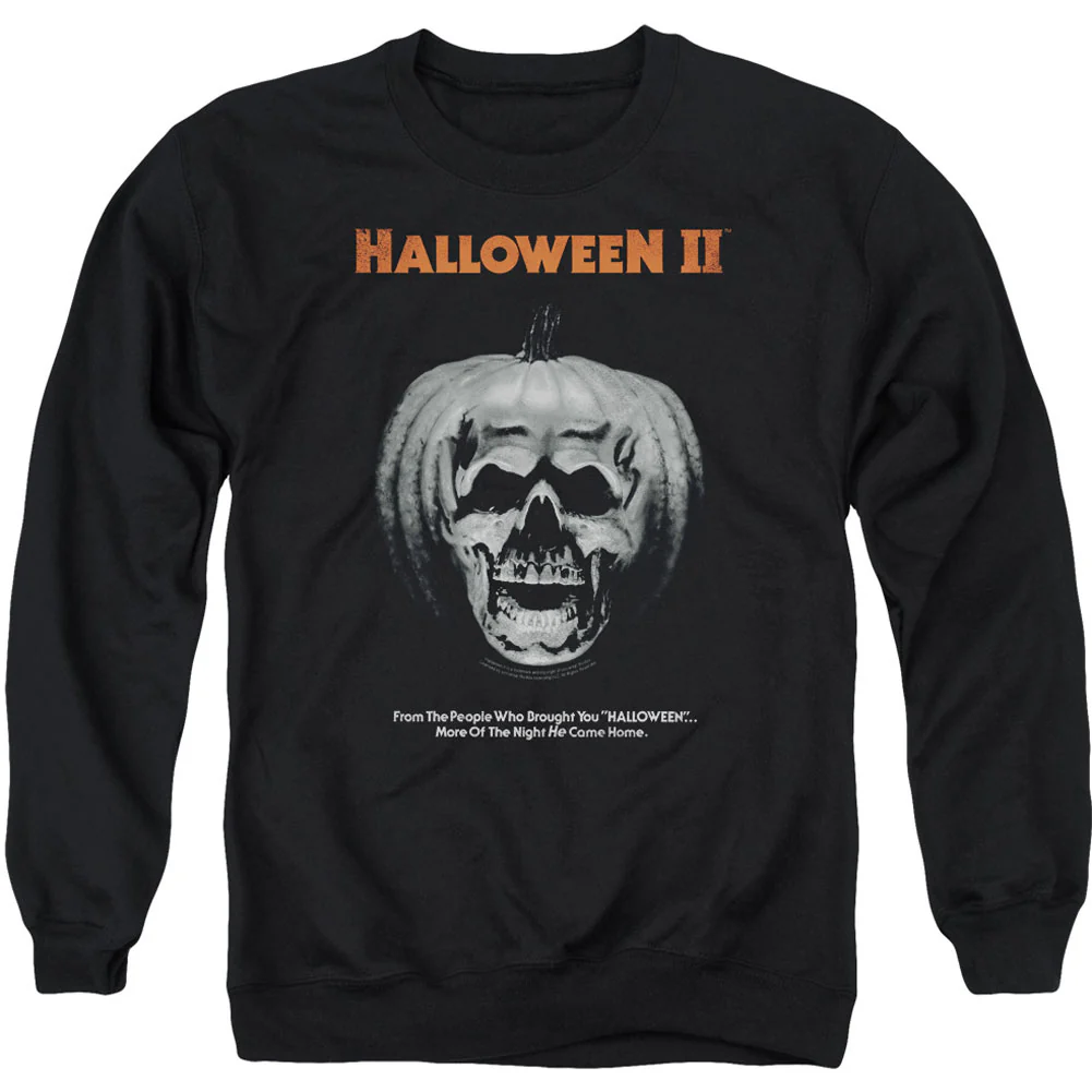 Halloween Pumpkin Poster Adult Sweatshirt