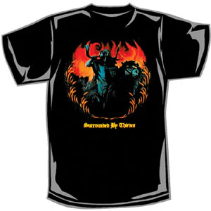 High On Fire Surrounded by Thieves T-shirt - Image 2
