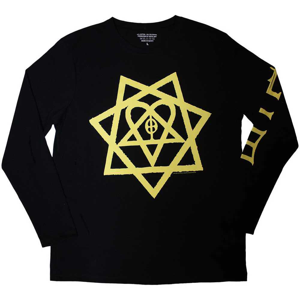 HIM Heartagram Honeycomb Long Sleeve