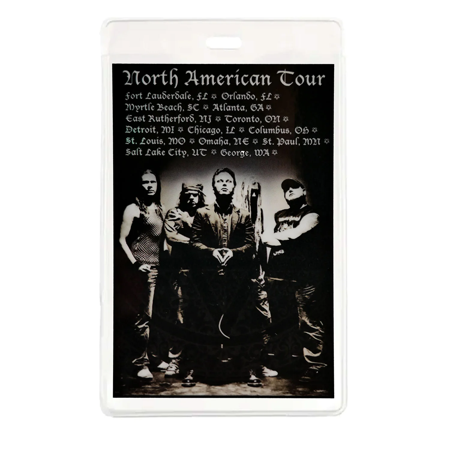 HIM North American Tour Laminated Backstage Pass - Image 2