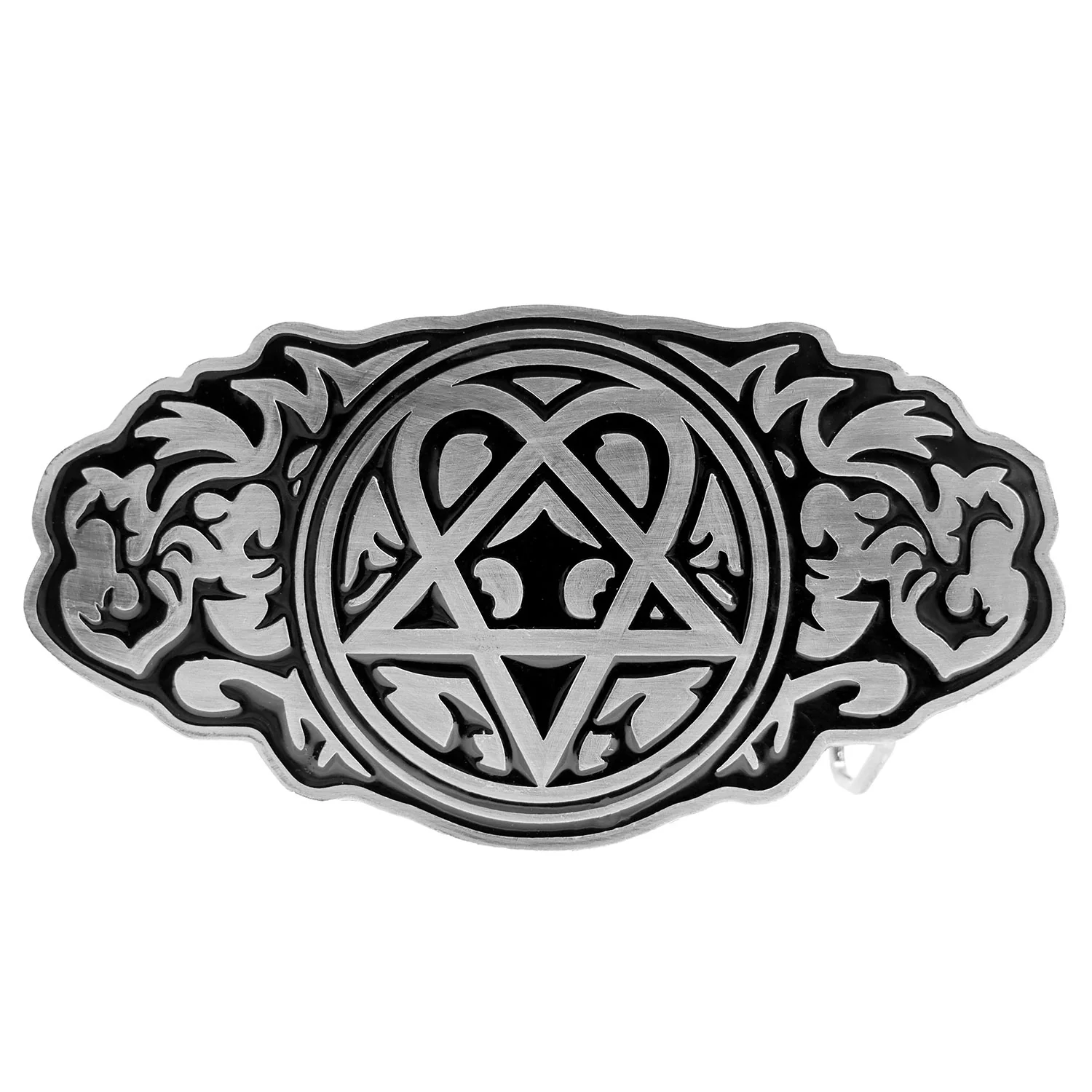 HIM Tribal Heartagram Belt Buckle