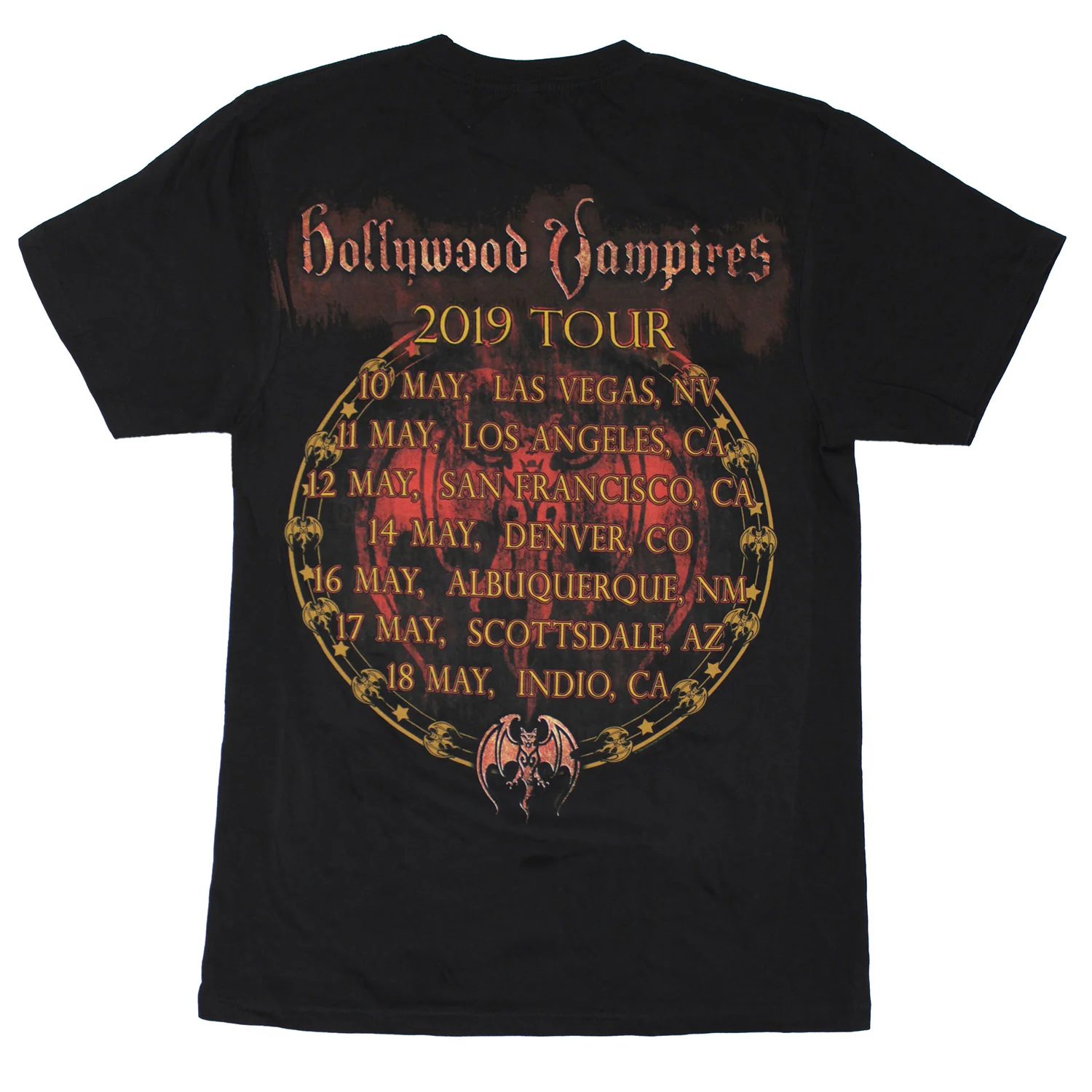 Hollywood Vampires 2019 Tour T-shirt - Image 2