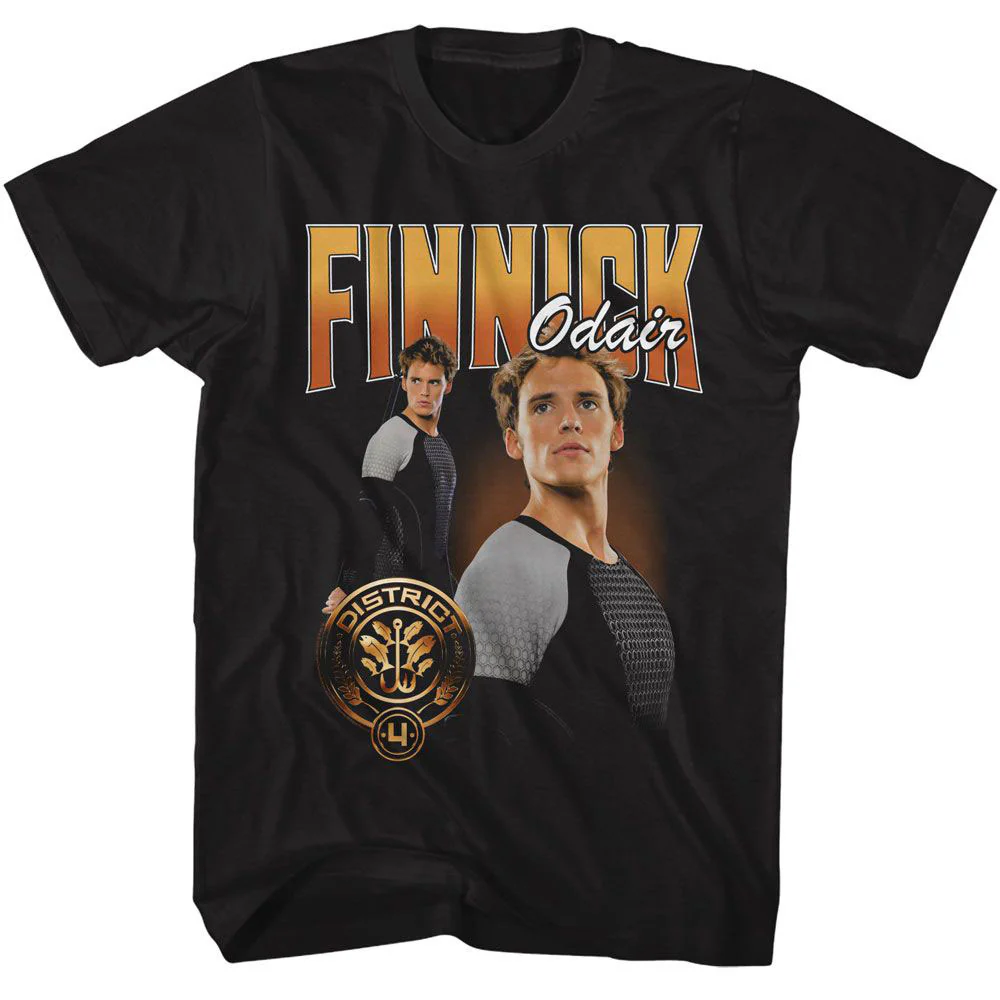 Hunger Games Hunger Games Finnick Odair Duo Photo T-shirt